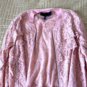 BCBGMAXARZIA Pink Lace Jacket (L)